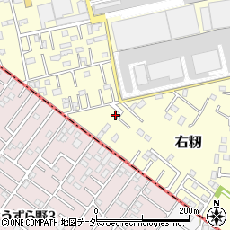茨城県土浦市右籾2450-39周辺の地図