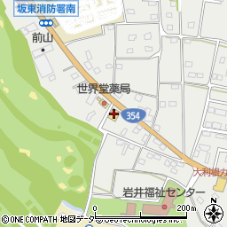 ココス岩井店周辺の地図