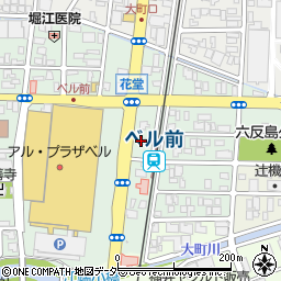 スターバックスコーヒー 福井花堂店周辺の地図