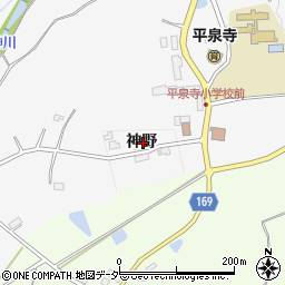 福井県勝山市平泉寺町神野周辺の地図