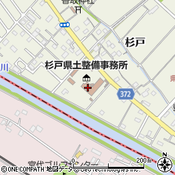 埼玉県杉戸県土整備事務所周辺の地図