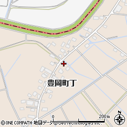 茨城県常総市豊岡町丁1379周辺の地図