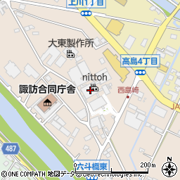 株式会社ｎｉｔｔｏｈ　上諏訪工場周辺の地図