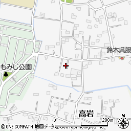 埼玉県白岡市高岩1795-26周辺の地図