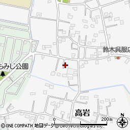 埼玉県白岡市高岩1795-21周辺の地図