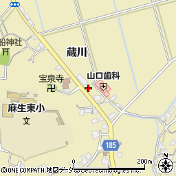 茨城県行方市蔵川430周辺の地図