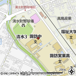 藤森鉄平石株式会社　福沢山採石場周辺の地図