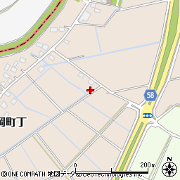 茨城県常総市豊岡町丁2136周辺の地図