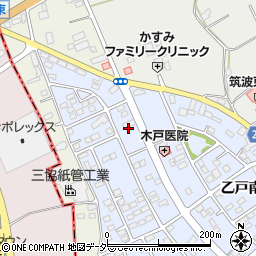 茨城県土浦市乙戸南3丁目12周辺の地図