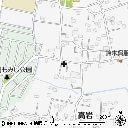 埼玉県白岡市高岩1795-27周辺の地図