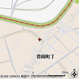 茨城県常総市豊岡町丁233周辺の地図