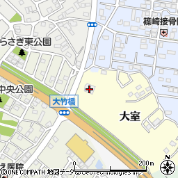 茨城県稲敷郡阿見町大室4周辺の地図