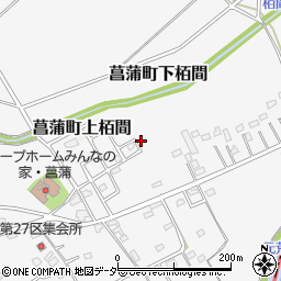 埼玉県久喜市菖蒲町下栢間307-65周辺の地図