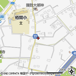 埼玉県久喜市菖蒲町下栢間2460-1周辺の地図