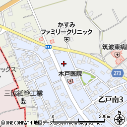 茨城県土浦市乙戸南3丁目7周辺の地図