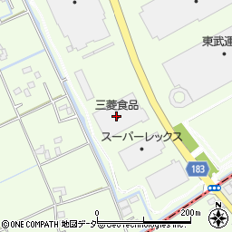三菱食品株式会社埼玉杉戸物流センター周辺の地図