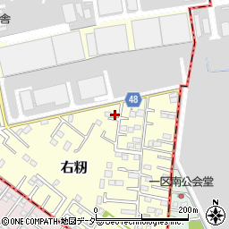 茨城県土浦市右籾2450-124周辺の地図