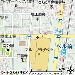 ライブステーションアルプラザベル店周辺の地図