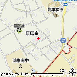 埼玉県鴻巣市原馬室3533周辺の地図