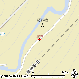 桜沢周辺の地図