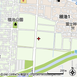 福井県福井市種池町周辺の地図