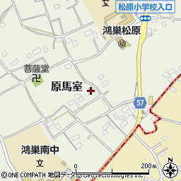 埼玉県鴻巣市原馬室3721周辺の地図