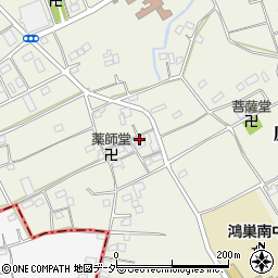 埼玉県鴻巣市原馬室2501周辺の地図