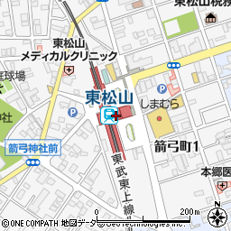 埼玉りそな銀行東松山駅 ＡＴＭ周辺の地図