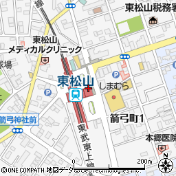 たから薬局　東松山店周辺の地図