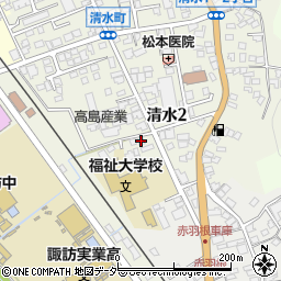清水四区公民館周辺の地図