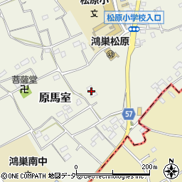 埼玉県鴻巣市原馬室3736周辺の地図