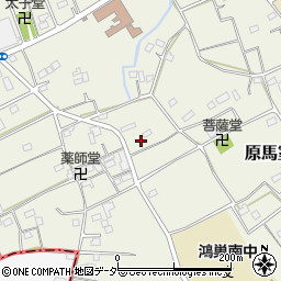 埼玉県鴻巣市原馬室2489周辺の地図