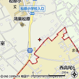 埼玉県鴻巣市原馬室3772周辺の地図