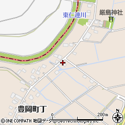 茨城県常総市豊岡町丁2215周辺の地図