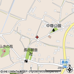 茨城県坂東市長谷周辺の地図