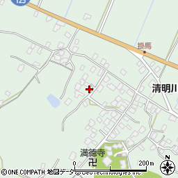 茨城県稲敷郡阿見町掛馬周辺の地図