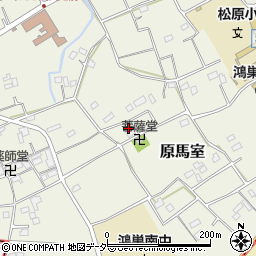埼玉県鴻巣市原馬室2475周辺の地図