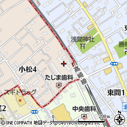 小田急北本マンションＡ周辺の地図