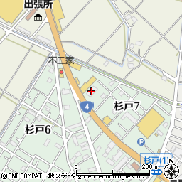 朝日タクシー杉戸営業所周辺の地図