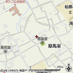 埼玉県鴻巣市原馬室2477周辺の地図
