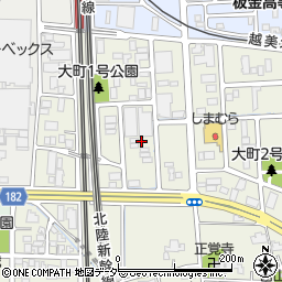 福井県福井市大町1丁目周辺の地図