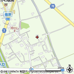 埼玉県白岡市篠津85-6周辺の地図