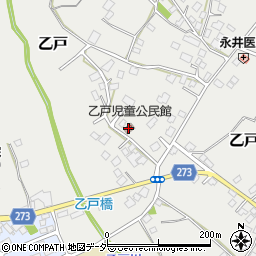 乙戸公民館周辺の地図