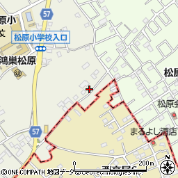 埼玉県鴻巣市原馬室3782周辺の地図