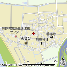 福井県福井市栂野町周辺の地図