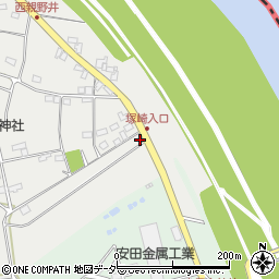 埼玉県春日部市西親野井605周辺の地図