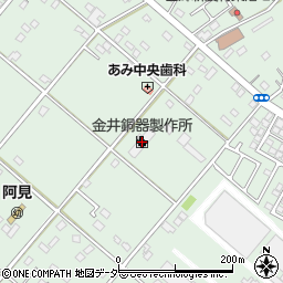 金井銅器製作所周辺の地図