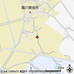 茨城県行方市蔵川221周辺の地図