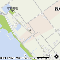 茨城県行方市行方2045周辺の地図