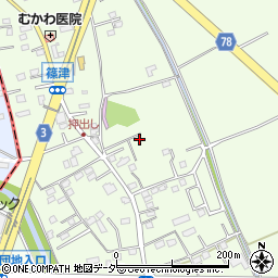 埼玉県白岡市篠津83周辺の地図